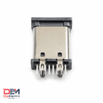 سوکت USB TYPE-C مادگی 16 پین ایستاده