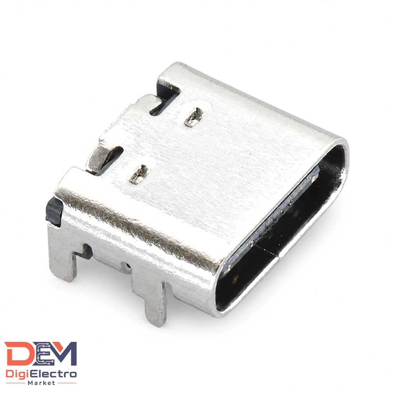 سوکت USB Type-C خوابیده 16 پین