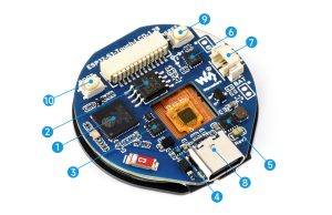 نگاهی به سخت‌افزار و ویژگی‌های داخلی : ESP32-S3-Touch-LCD-1.28-details-intro